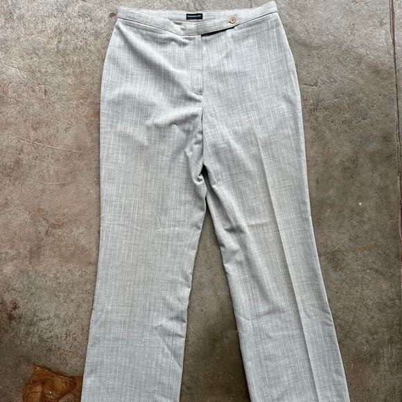 Worthington Grey and White Striped Work Pants - Picture 1 of 7
